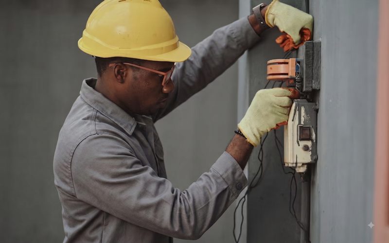 Inspeção termográfica em painel elétrico